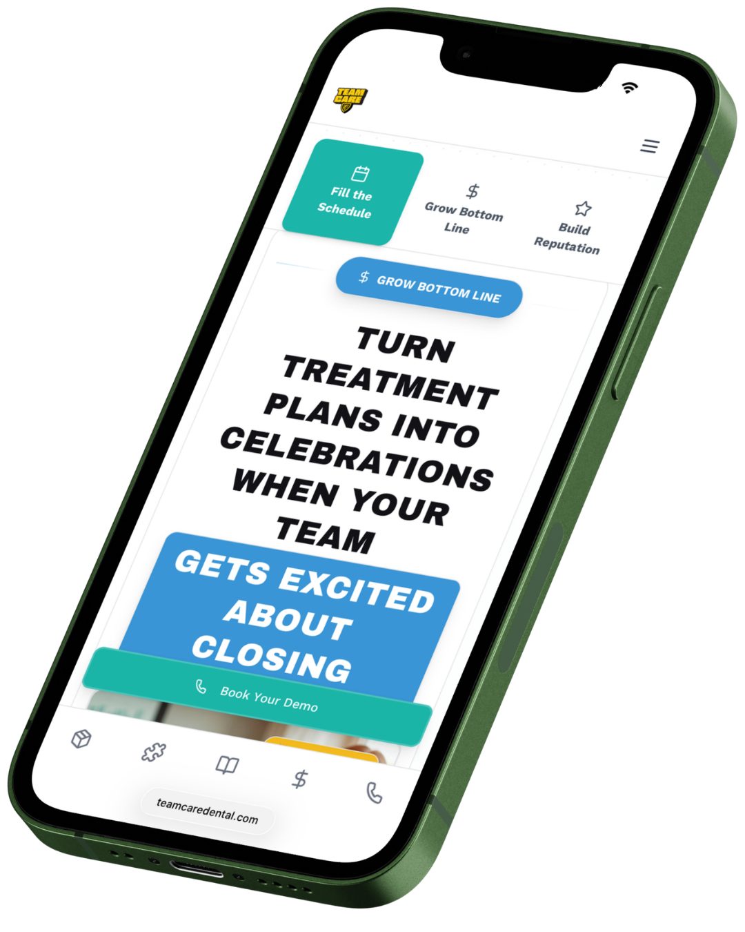 TeamCare Dental — mobile